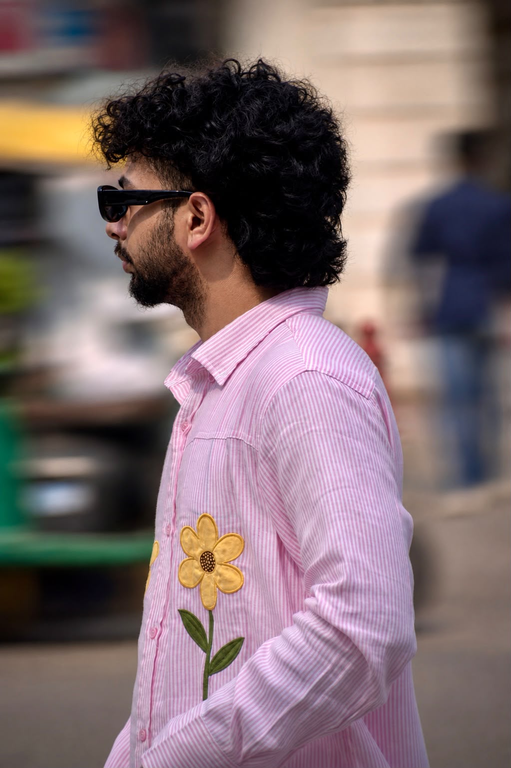PAHUNN Blossom Striped Shirt