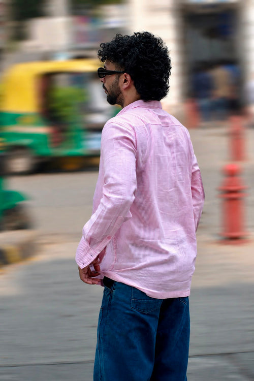 PAHUNN Blossom Striped Shirt