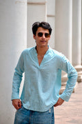 PAHUNN Sky Breeze Mandarin Shirt